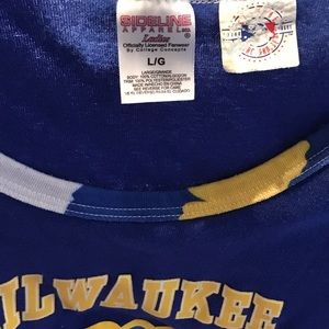 sideline apparel Tops - Blue Milwaukee Brewers tank sideline apparel Tops - Blue Milwaukee Brewers tank